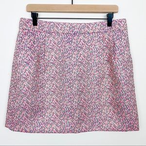 J. Crew Factory Multicolored Metallic Size 10 Skirt